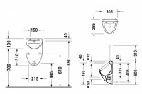 DURAVIT FIZZ URINARIO